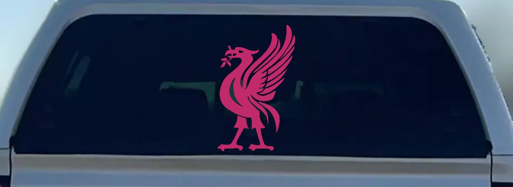 Phoenix Olive Branch In Mouth Tribal Car or Truck Window Decal Sticker