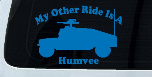 My Other Ride Is A Hummer Humvee Military Car or Truck Window Decal Sticker