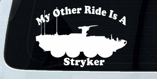 My Other Ride Is A Stryker Military Car or Truck Window Decal Sticker