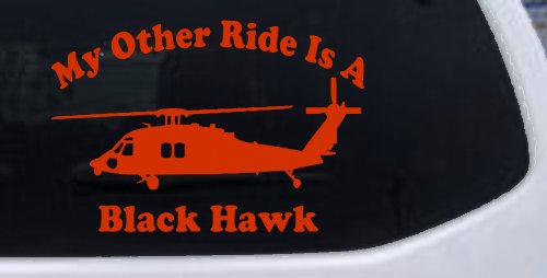 My Other Ride Is A Black Hawk Helicopter Military Car or Truck Window Decal Sticker