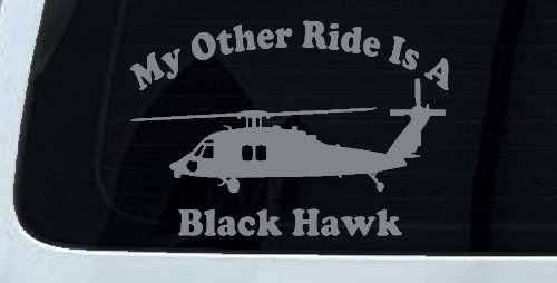 My Other Ride Is A Black Hawk Helicopter Military Car or Truck Window Decal Sticker