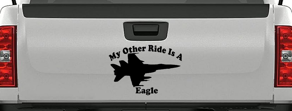 My Other Ride Is A Eagle Military Car or Truck Window Decal Sticker