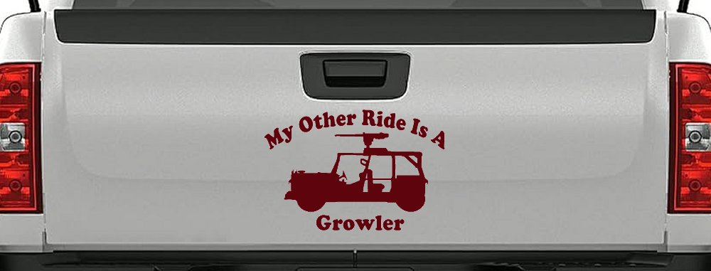 My Other Ride Is A Growler Military Car or Truck Window Decal Sticker