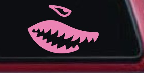Shark Teeth Military Car or Truck Window Decal Sticker
