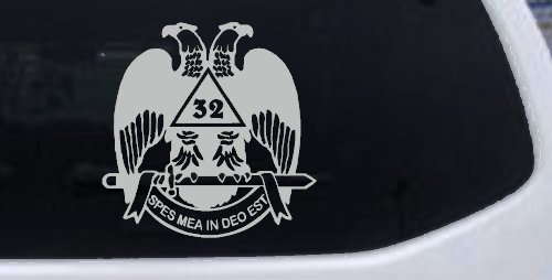 Scottish Rite Wings 32nd Other Car or Truck Window Decal Sticker