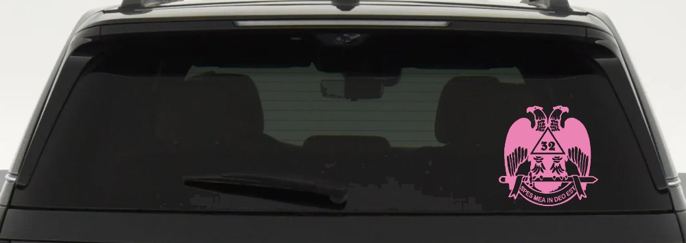 Scottish Rite Wings 32nd Other Car or Truck Window Decal Sticker