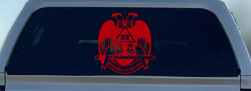 Scottish Rite Wings 32nd Other Car or Truck Window Decal Sticker