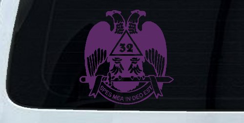 Scottish Rite Wings 32nd Other Car or Truck Window Decal Sticker