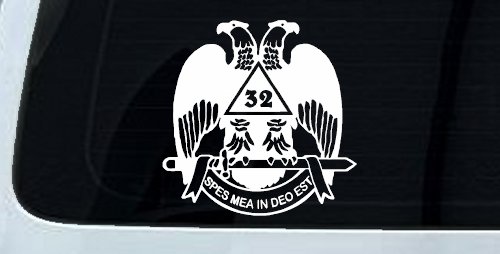 Scottish Rite Wings 32nd Other Car or Truck Window Decal Sticker