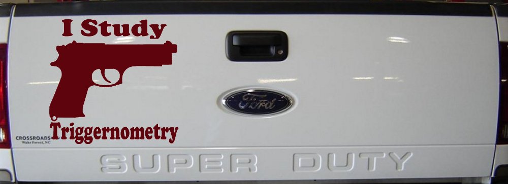 I Study Triggernometry 2nd Amendment Gun Guns Car or Truck Window Decal Sticker (Purple Red)