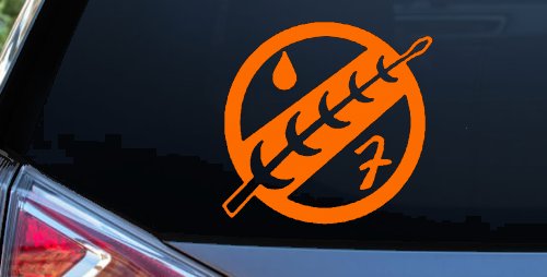 Mandalorian Crest Boba Fett Sci Fi Car or Truck Window Decal Sticker