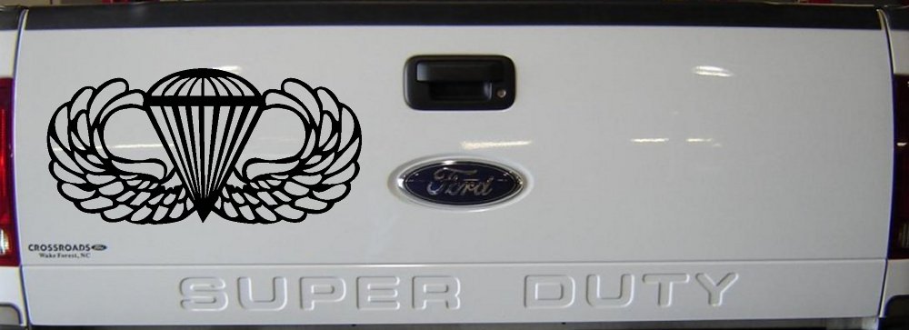 AIRBORNE Wings Military Car or Truck Window Decal Sticker