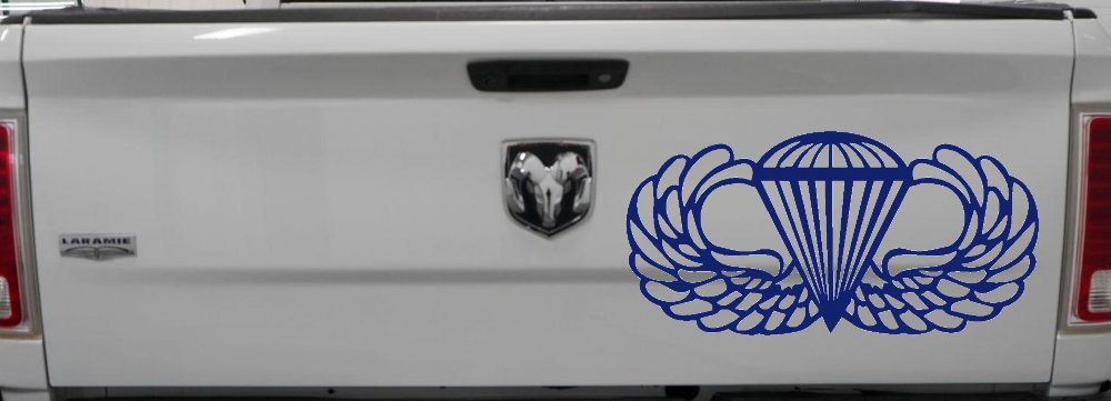 AIRBORNE Wings Military Car or Truck Window Decal Sticker