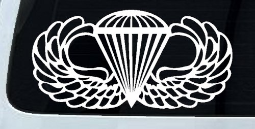 AIRBORNE Wings Military Car or Truck Window Decal Sticker