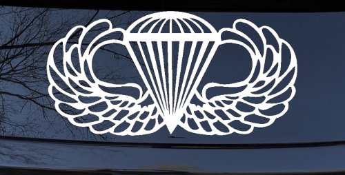 AIRBORNE Wings Military Car or Truck Window Decal Sticker