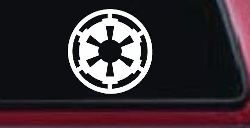 Galactic Empire Emblem Sci Fi Car or Truck Window Decal Sticker