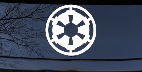 Galactic Empire Emblem Sci Fi Car or Truck Window Decal Sticker