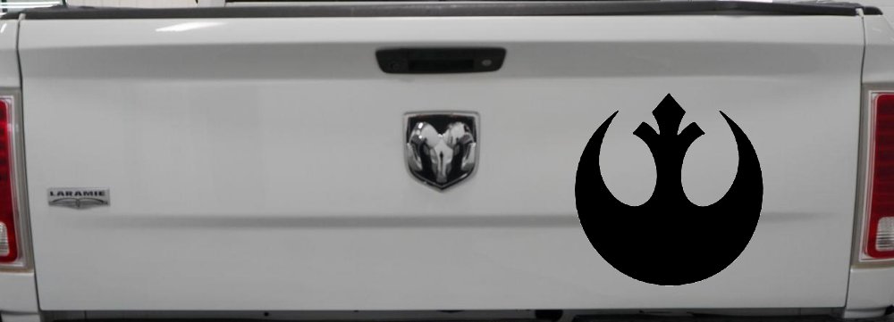 Rebel Alliance Emblem Sci Fi Car or Truck Window Decal Sticker