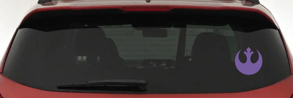 Rebel Alliance Emblem Sci Fi Car or Truck Window Decal Sticker