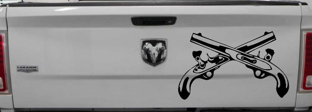 Military Police Cross Pistols Military Car or Truck Window Decal Sticker