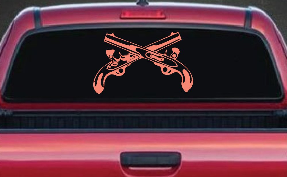 Military Police Cross Pistols Military Car or Truck Window Decal Sticker