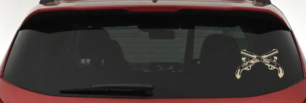 Military Police Cross Pistols Military Car or Truck Window Decal Sticker