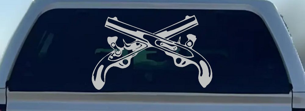 Military Police Cross Pistols Military Car or Truck Window Decal Sticker