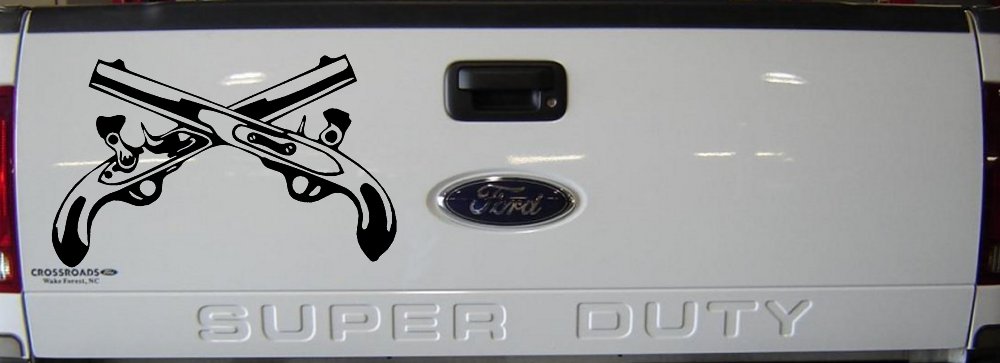 Military Police Cross Pistols Military Car or Truck Window Decal Sticker