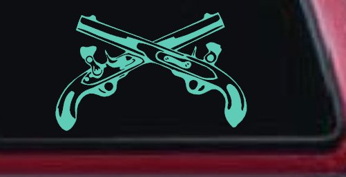 Military Police Cross Pistols Military Car or Truck Window Decal Sticker (Mint)