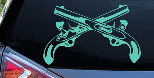 Military Police Cross Pistols Military Car or Truck Window Decal Sticker (Mint)