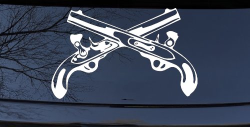 Military Police Cross Pistols Military Car or Truck Window Decal Sticker