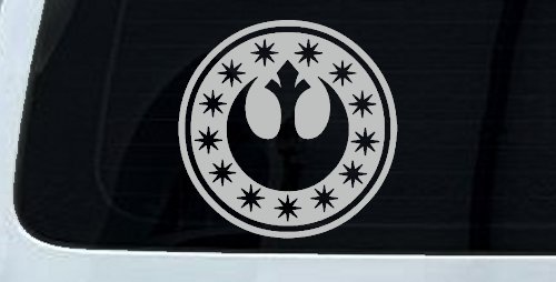 New Republic Emblem Sci Fi Car or Truck Window Decal Sticker