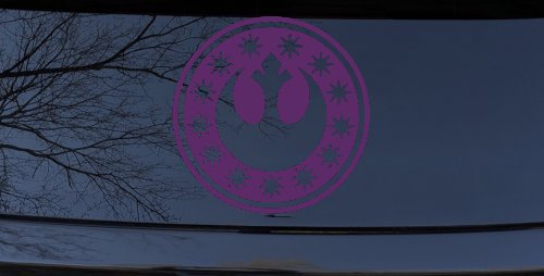 New Republic Emblem Sci Fi Car or Truck Window Decal Sticker