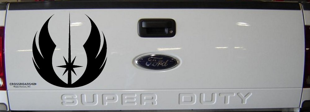 Jedi Order Emblem Sci Fi Car or Truck Window Decal Sticker