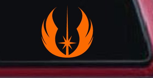 Jedi Order Emblem Sci Fi Car or Truck Window Decal Sticker