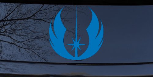 Jedi Order Emblem Sci Fi Car or Truck Window Decal Sticker
