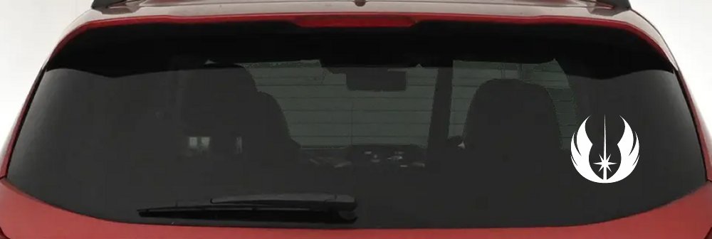 Jedi Order Emblem Sci Fi Car or Truck Window Decal Sticker