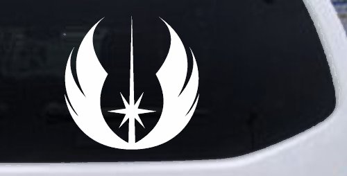 Jedi Order Emblem Sci Fi Car or Truck Window Decal Sticker