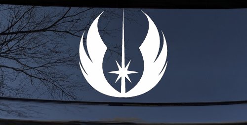 Jedi Order Emblem Sci Fi Car or Truck Window Decal Sticker