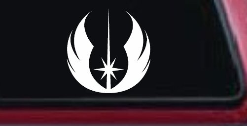 Jedi Order Emblem Sci Fi Car or Truck Window Decal Sticker