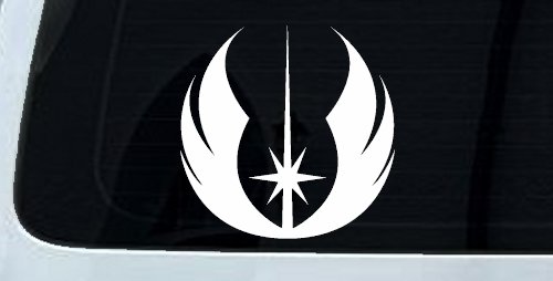 Jedi Order Emblem Sci Fi Car or Truck Window Decal Sticker