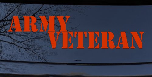 Army Veteran Military Car or Truck Window Decal Sticker