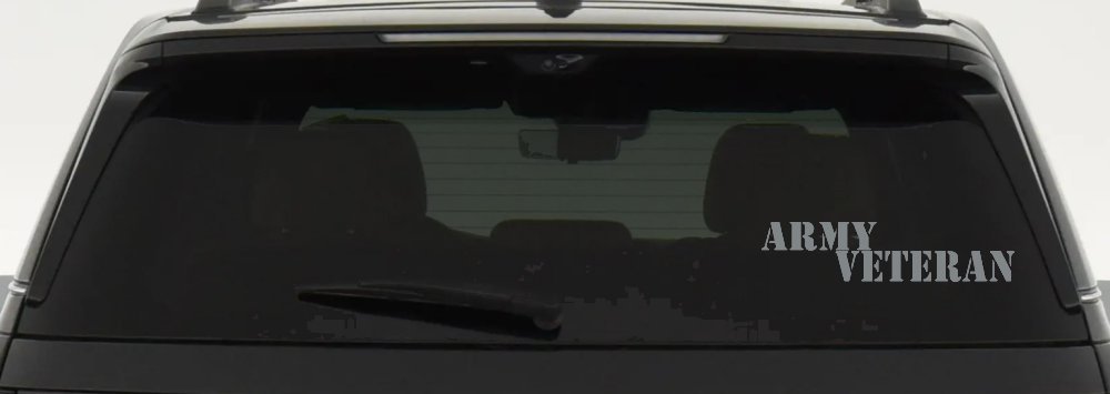 Army Veteran Military Car or Truck Window Decal Sticker
