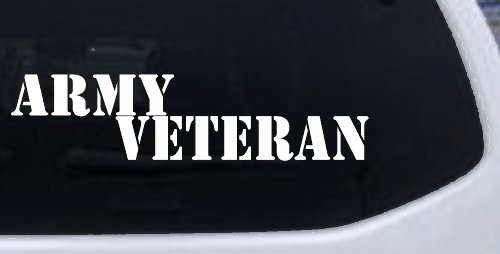 Army Veteran Military Car or Truck Window Decal Sticker