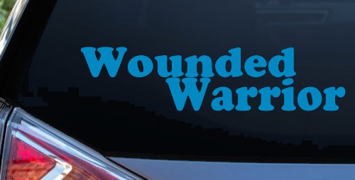 Wounded Warrior Military Car or Truck Window Decal Sticker