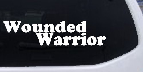Wounded Warrior Military Car or Truck Window Decal Sticker