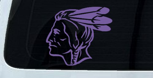 Native American Indian Head Western Car or Truck Window Decal Sticker