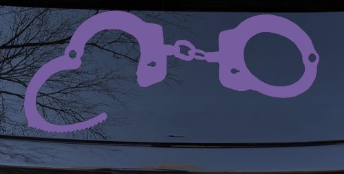 Handcuffs Car or Truck Window Decal Sticker