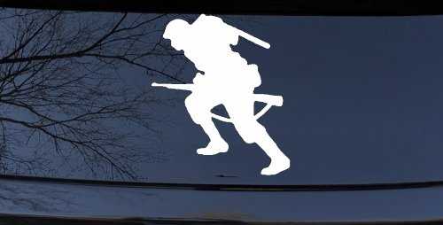 Soldier Silhouette Military Car or Truck Window Decal Sticker