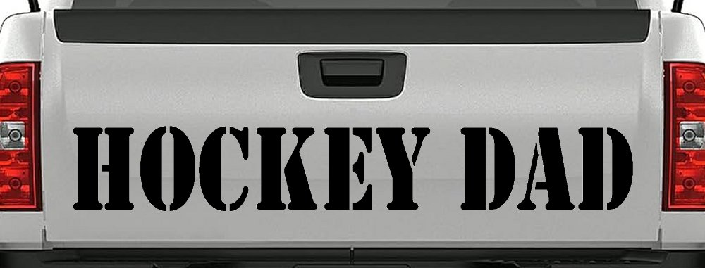 Hockey Dad Sports Car or Truck Window Decal Sticker